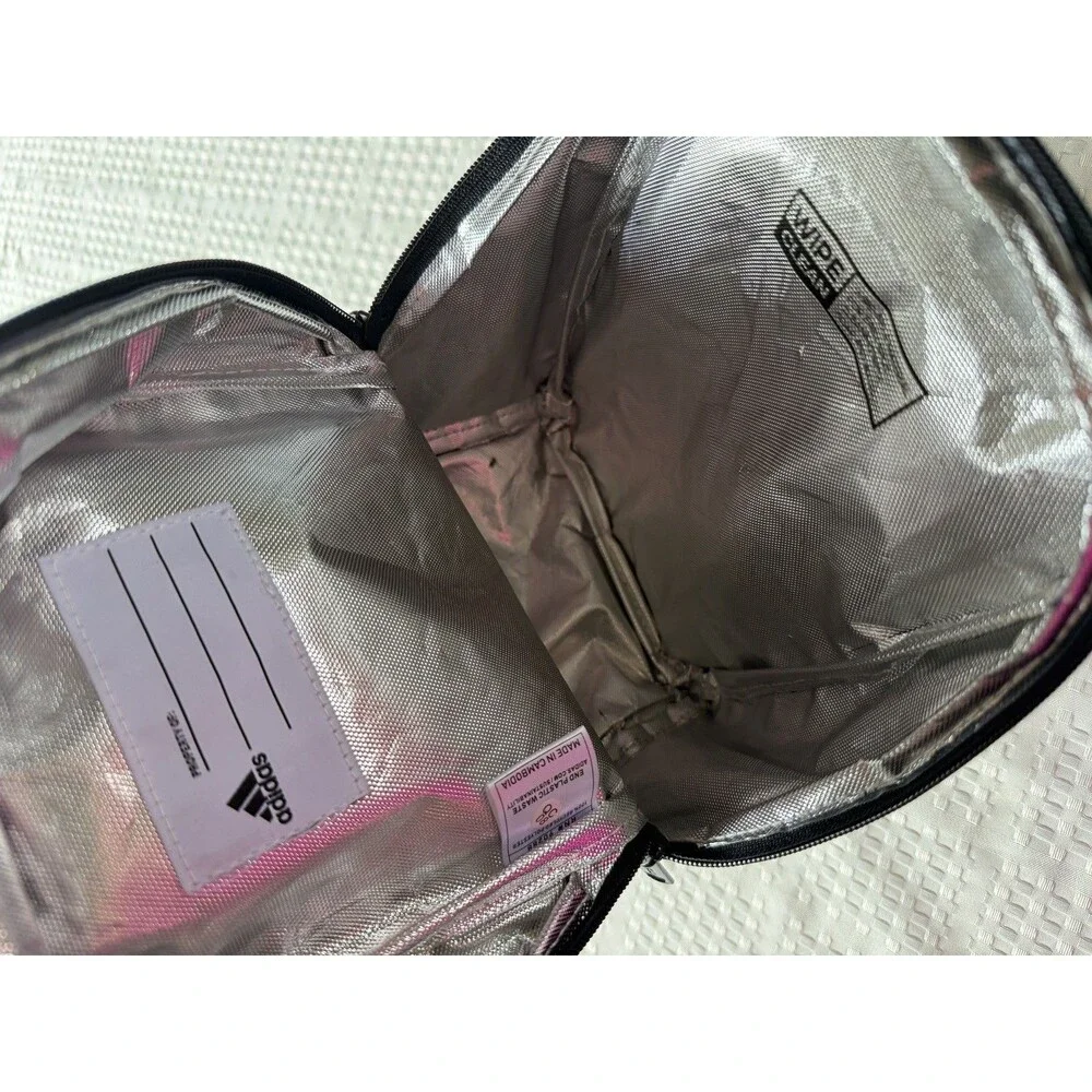 Adidas Insulated Lunch Bag Santiago Black White Soft Tote 11